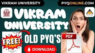 Vikram University Free previous year question paper l ujjainstudy.com