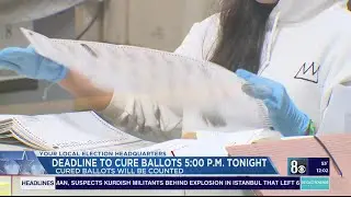 Final day to cure votes, deadline is 5 p.m.