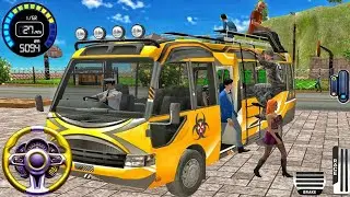 Realistic MiniBus City Driving Simulator - Bus Games 2026 - Bus Game Andriod Gameplay