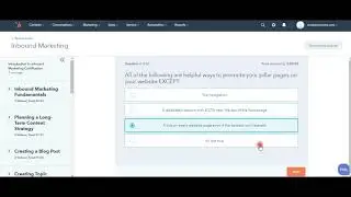 Inbound Marketing Certification Answer &ndash; Tutorial Guide for November 2018 LIVE
