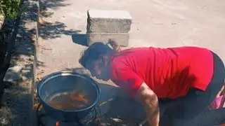Mountain Village Feast | A Traditional Rice, Lentil, and Onion Dish #villagefood