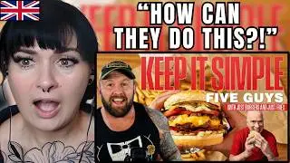 British Girl Reacts to Five Guys&hellip; Is This the Most Gangster Burger Place?!