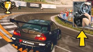 Mitsubishi Evo - Grid 2019 *WORLD RECORD* | Logitech G29 Gameplay