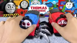 Thomas and Friends Toys Unboxing Review ASMR | Thomas & Friends Race & Chase RC, Thomas Backpack