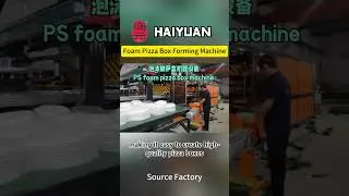 PS foam pizza box food plate making machine
