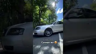 AUDI A6 C5 | Enjoying the beauty #audi#audia6c5#vag#auto#car#аудиа6с5#а6с5#выхлоп#stance#стиль#гонка