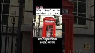 London in 1992 before social media #nostalgia #90s #retro #memories #yt #ytshorts #shorts #youtube
