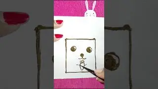 bunny 🐰 drawing easy #bunny #drawing #trendingshorts #viral