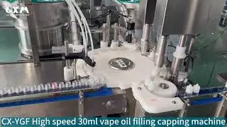 4200bph high speed 30ml chubby gorilla bottle filling line #chubbygorillafillercapper #vapefilling