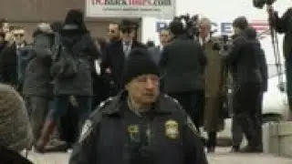 Roger Stone arrives at court for sentencing