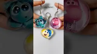 Inside Out Keychain DIY with Nano Tape! #shorts #@toybamm