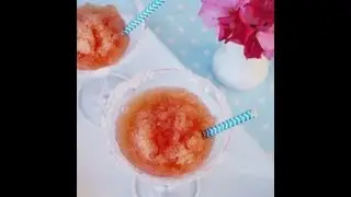 Watermelon Granita Iced Cocktail Recipe #Shorts