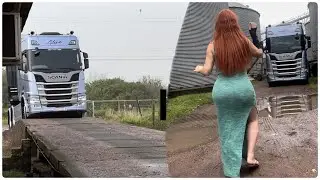 Minhas habilidades de caminhoneira é testada a todo momento..