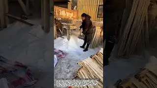 Traditional Fiber Processing Using a Simple Machine | Is This Method Efficient?.