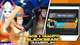 6★ EX Ace & Yamato + Blackbeard Gameplay | One Piece Bounty Rush