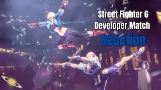 Cammy vs. Manon Reaction -Street Fighter 6 Developer Match