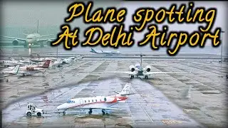 Airplane Spotting at Delhi Airport| India Private #plane & Comercial #Aircrafts #aeroplane #aviation