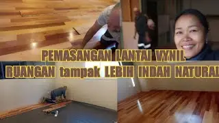 IKUT SUAMI KERJA DI KOTA EDISI Pemasangan lantai vynil di rumah costumer #vynil #flooring #perth 