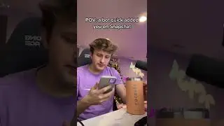 Когда бот добавляет тебя в Snapchat 😂 #шорты