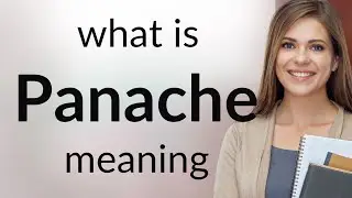 Panache &bull; PANACHE meaning