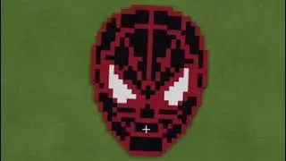 Spiderman Miles Morales|Minecraft Pixel Art SpeedRun