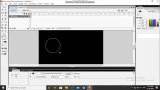 Procedure to create a growing moon animation in Macromedia flash 8