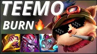 68% Winrate buffed Teemo Perma BURN build ... S+ Teemo jungle can 1 shot Patch 11.22 jg guide.