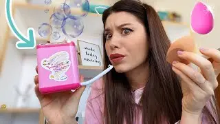 PROVIAMO UNA MINI LAVATRICE PER BEAUTY BLENDER !!! FUNZIONA DAVVERO?! | Adriana Spink