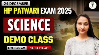HP Patwari Exam 2025 | Science | Demo Class | Naina Ma'am #hppatwari