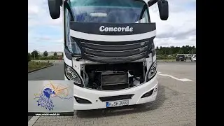 Wieder abgeschleppt, jetzt in Bamberg. Sehr ärgerlich, aber es gibt Schlimmeres; Silvia + Bernd