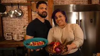 Chef Lovely makes her delicious LOBSTER & GRITS Jake makes his CROISSANT FRENCH TOAST