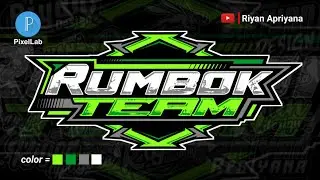 HOW TO MAKE THE LATEST RACING LOGO ON PIXELLAB |  RUMBOK TEAM