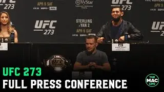 Khamzat Chimaev: 'I'm more Brazilian than Gilbert Burns' | UFC 273 Press Conference