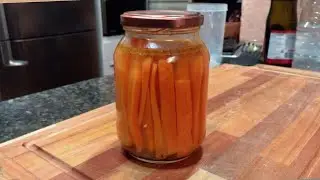CENOURA EM CONSERVA OU COMPOTA DE CENOURA SUPER FÁCIL