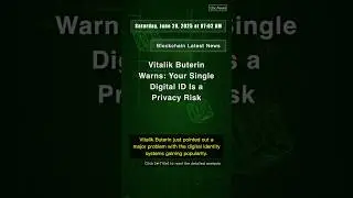 🧐👉 Vitalik Buterin Warns: Your Single Digital ID Is a Privacy Risk