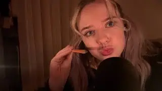 ASMR drawing on your face (relaxing) 