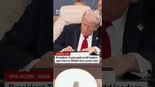 President Trump and world leaders sign historic Middle East peace deal