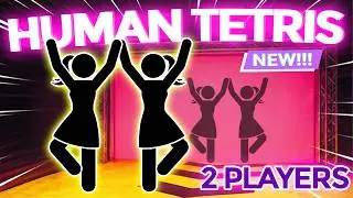 NEW HUMAN TETRIS х 2 Players👯&zwj;♂️| &ndash;1500 kcal | Immersive Interactive Warm Up