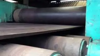 steel plate flattening