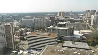External Glass Elevators at the Hilton Hotel, Downtown Atlanta