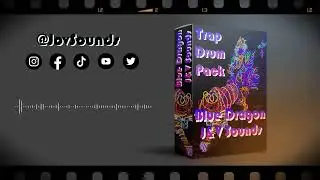 Blue Dragon Trap Drum Kit