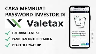 Cara Membuat Password Investor Di Broker Valetax