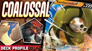 Coalossal / Sandaconda V deck! So much potential but such awkward draws too! [Pokemon TCG Online]
