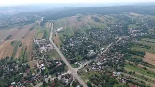 Żurawica z lotu ptaka.