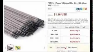 E6013 mild steel welding rod