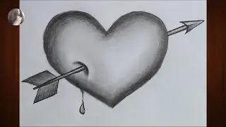 Broken heart 💔 drawing step by step || Breakup drawing || Drawing pictures