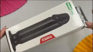 Plug Anal 23,5cm Lovetoy King Sized Anal Dildo - Preto.