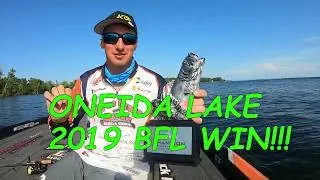 Oneida Lake 2019 BFL WIN- Recap of Cornerstone Baits and Lowrance HDS 12 Lives