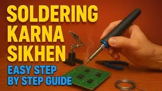 How to Do Soldering Like  Pro | PCB Soldering Soldering Karna Sikho | Electronics Projects Made Easy