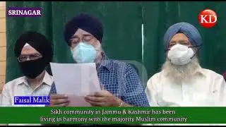 Sikh community in Jammu & Kashmir has been living in harmony with the majority Muslim community